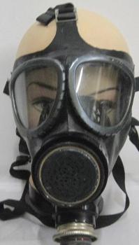Gasmaske Fetisch Black Style Gummi Filter Poppers Halloween Prepper Latex